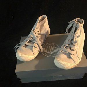 Flex Lace MId -Palladium Sneaker 6.5 Marshmallow